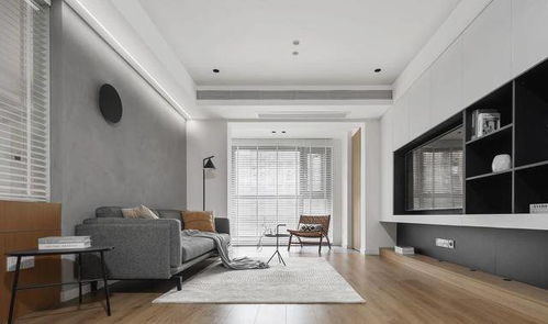 簡約生活，藝術相伴——100㎡黑白灰空間的設計哲學
